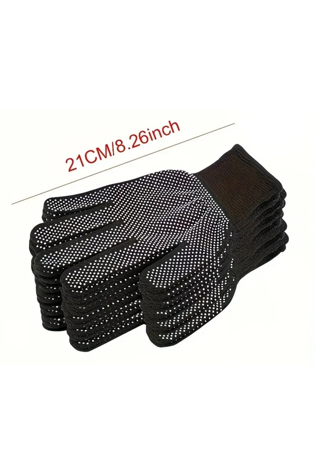 Manusi din material textil cauciucate