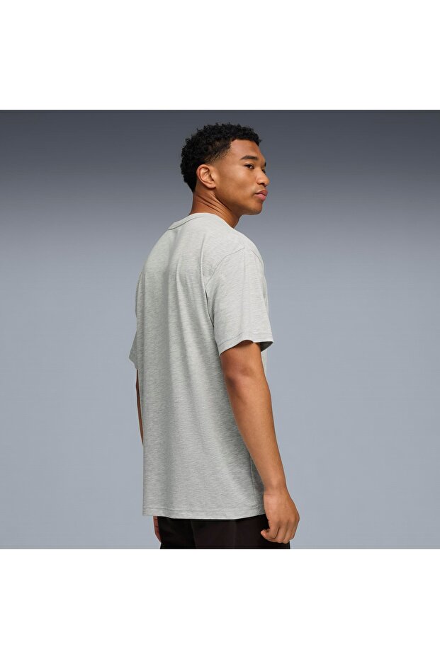 526568 M Graphics Traın Logo Rlxd Tee Tişört Erkek T-Shirt GRİ - 4