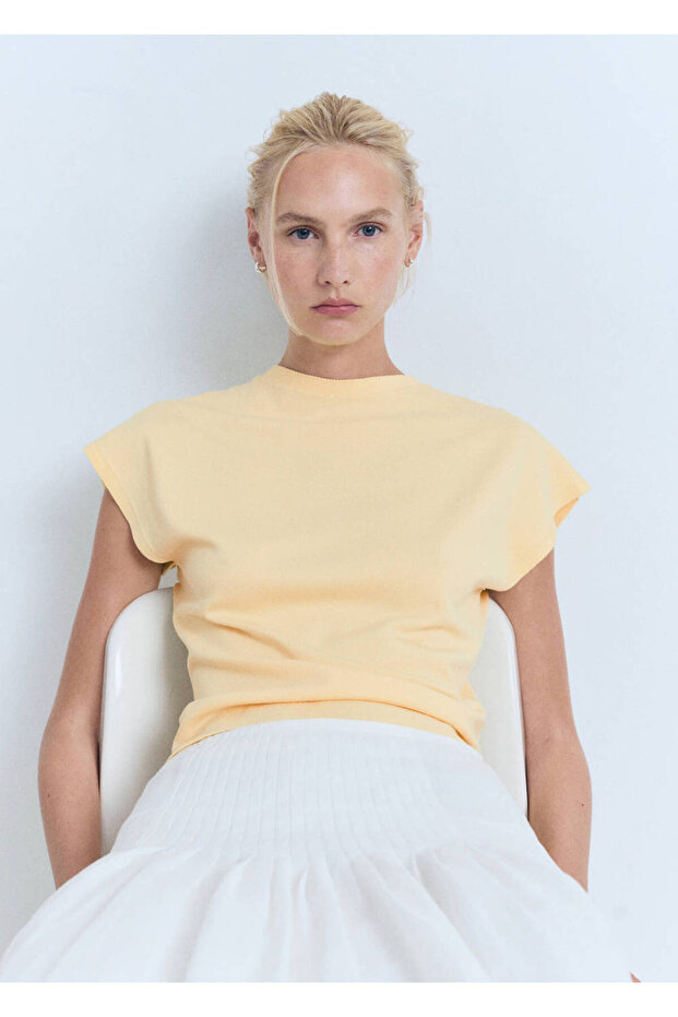 Short-Sleeved Slim Knitwear Sweater
