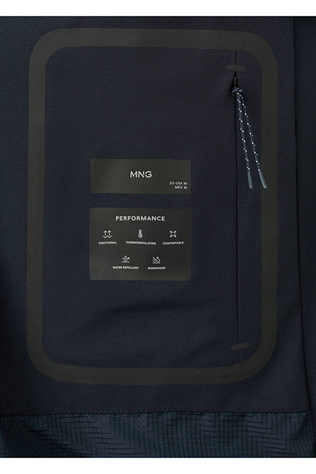 Water repellent bomber ceket - 5
