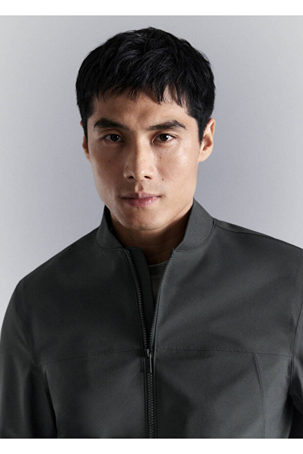 Water repellent bomber ceket - 6