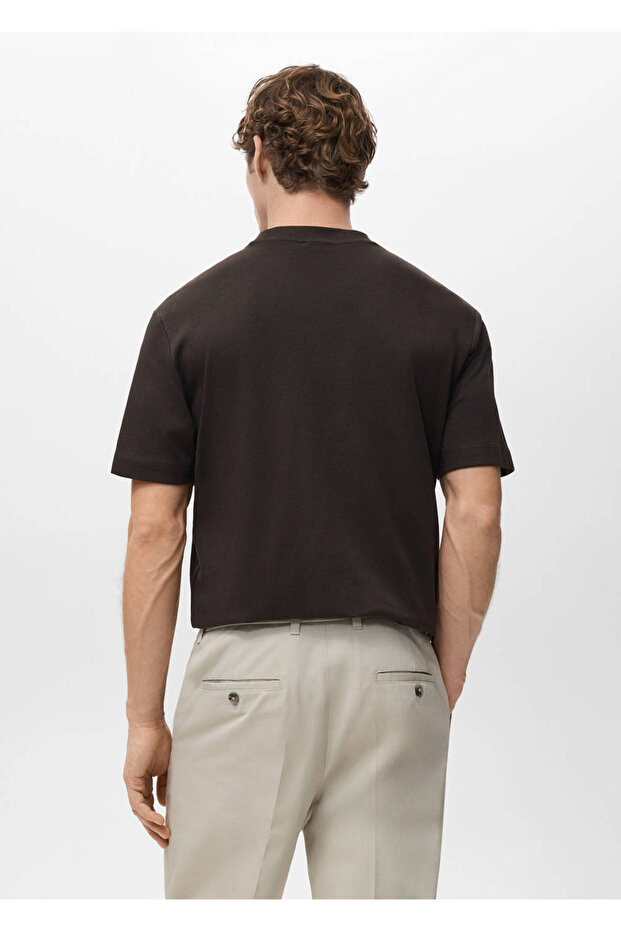 Medium weight regular fit tişört - 4