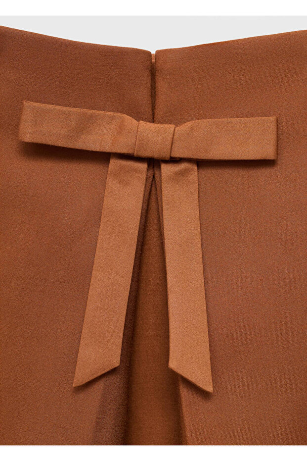 Bağ detaylı elbise - 7