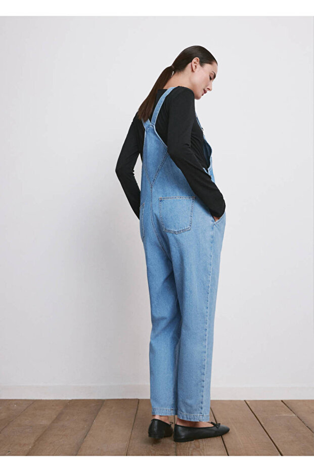 Denim hamile tulumu - 4