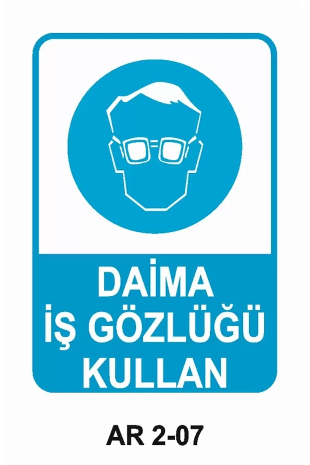 Work Safety Warning Sign 1 Piece Pvc 21 X 29cm
