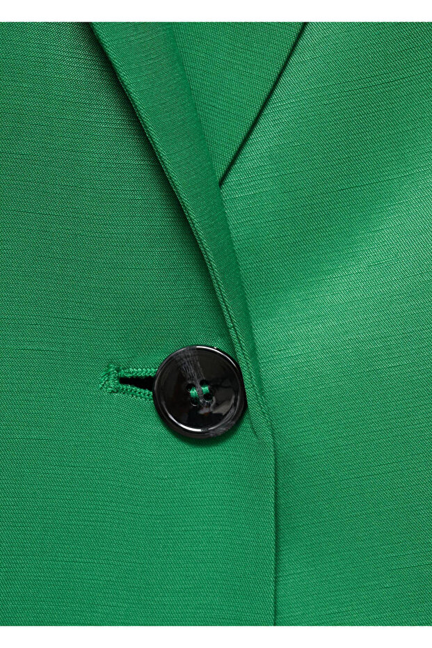 Jachetă blazer din amestec de in - 5