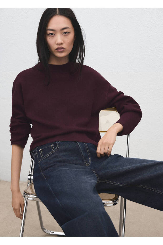 Strickpullover mit Rundhalsausschnitt - 7