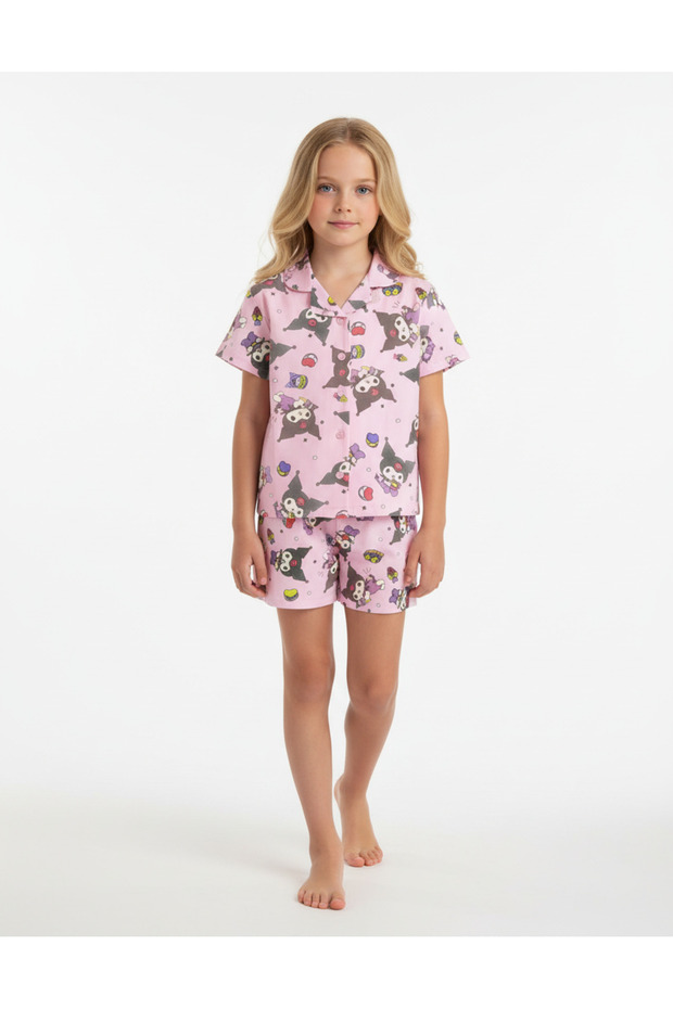 4,5,6,7,8,9,10 Years Old Girls' Summer Pajamas Bottom-Top 3 Sets
