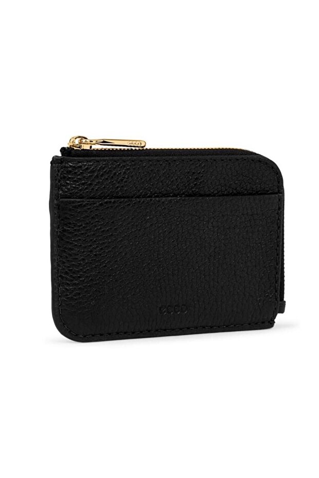 Card Case Zipped Pebbled Leather - 2