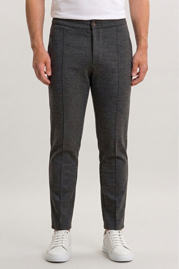 Rivoli Anthracite Cotton Sweat Pants