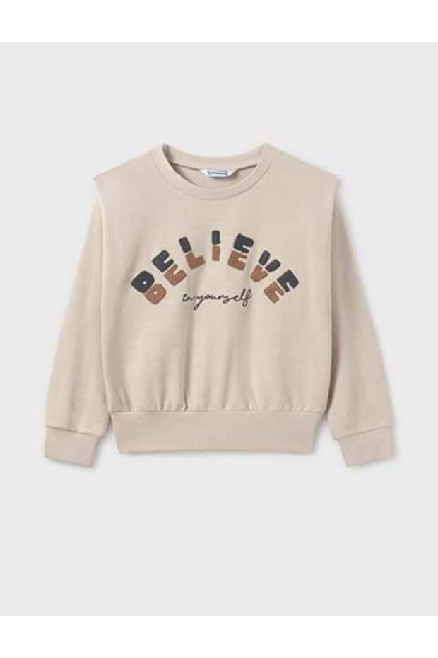 Girl's 7468 Shoulder-Sholded Sweatshirt Gkm0075