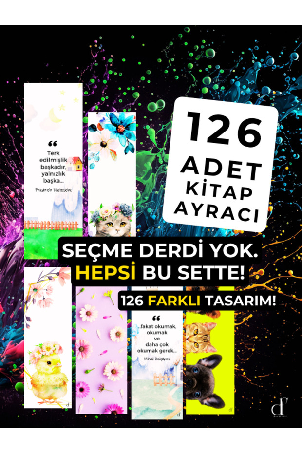 126-Piece Bookmark Set - 126 Different Designs - Special Package8