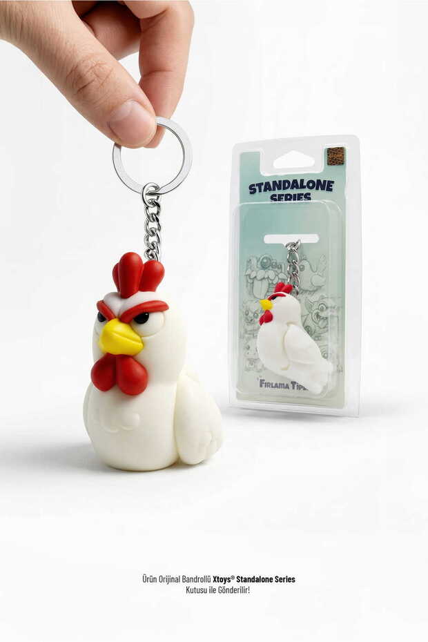 Angry Rooster Keychain Bag Ornament and Gift Accessory for Lovers | Furybawk