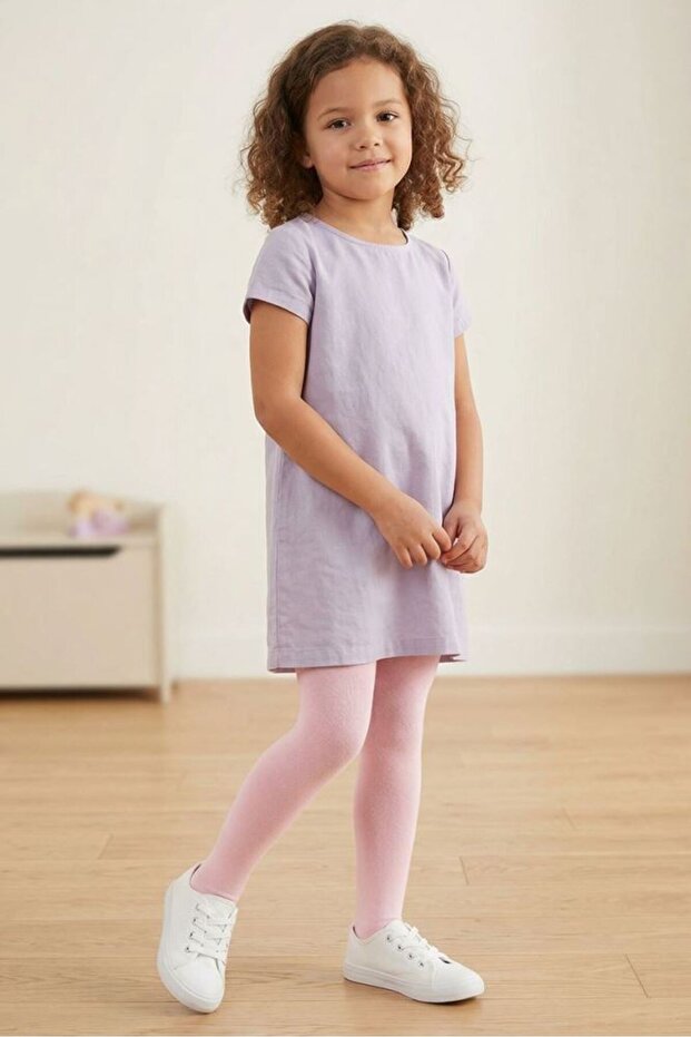 Children's Cotton Pantyhose Pink
