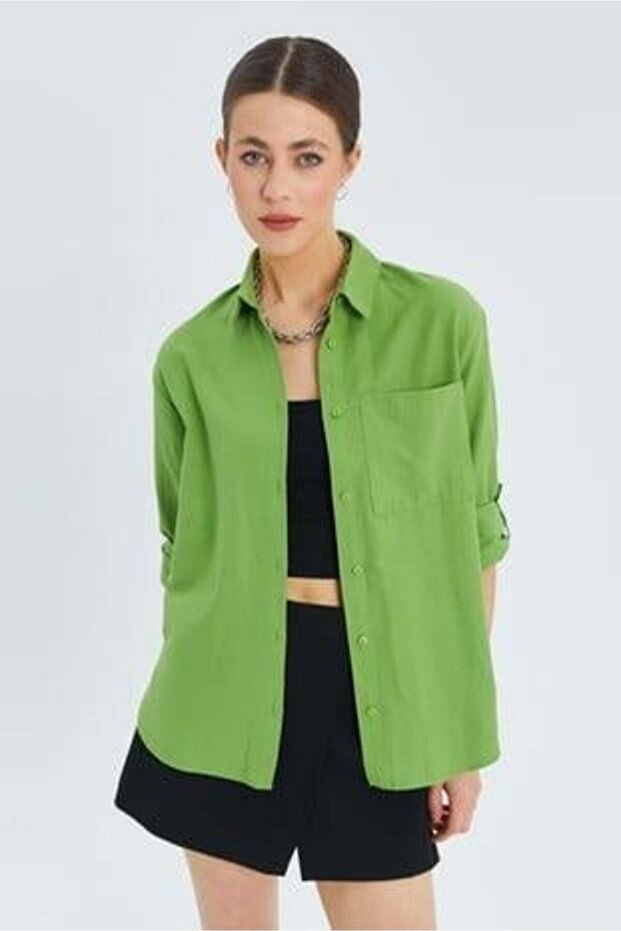 Mixray Long Sleeve Shirt with Pockets