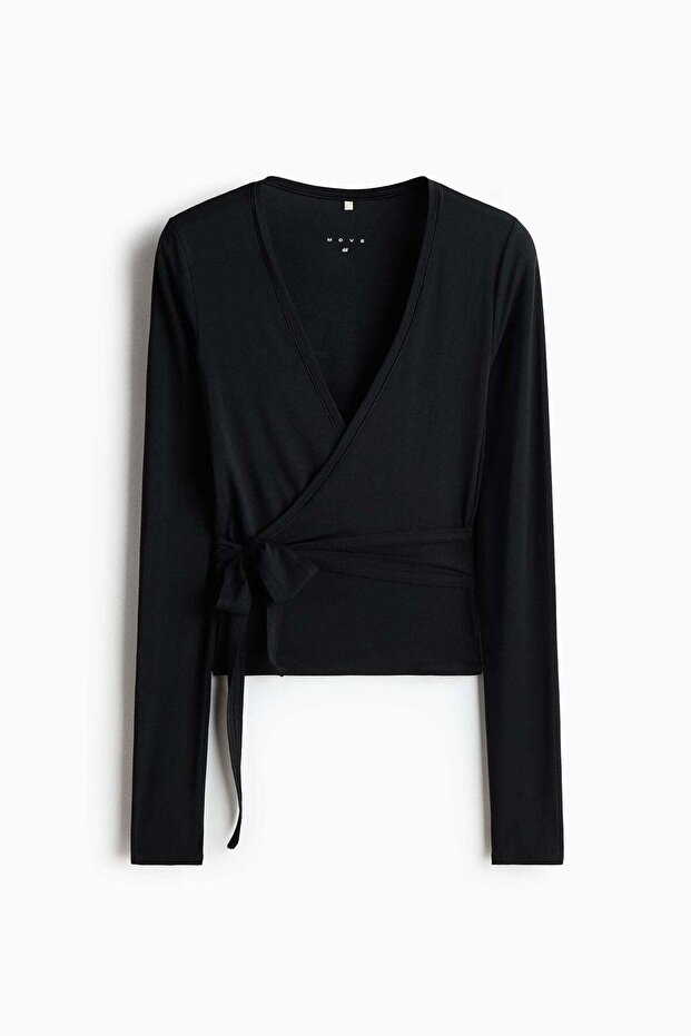 Sports wrap top in modal