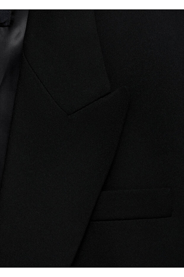 Blazer Jacket with Pockets - 5