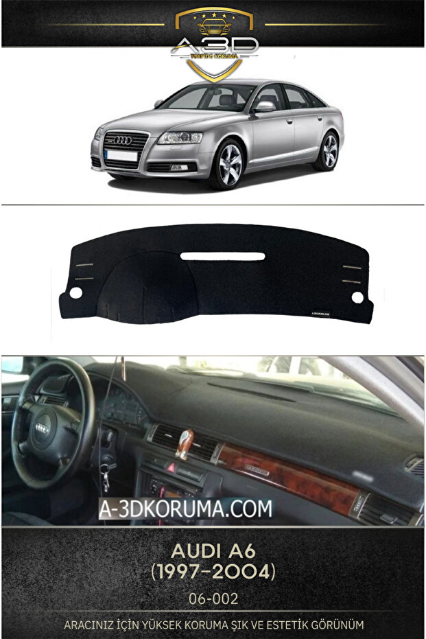Audi A6 (1997-2004) Dashboard Protection Protective Cover Carpet Front Chest Panel A3D