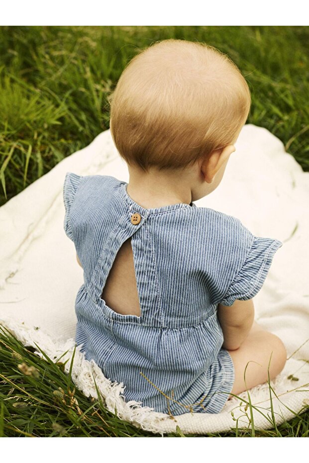 Playsuit aus Denim - 6
