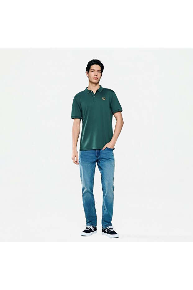 Men’s Slim Fit Liquid Touch Cotton Interlock Polo