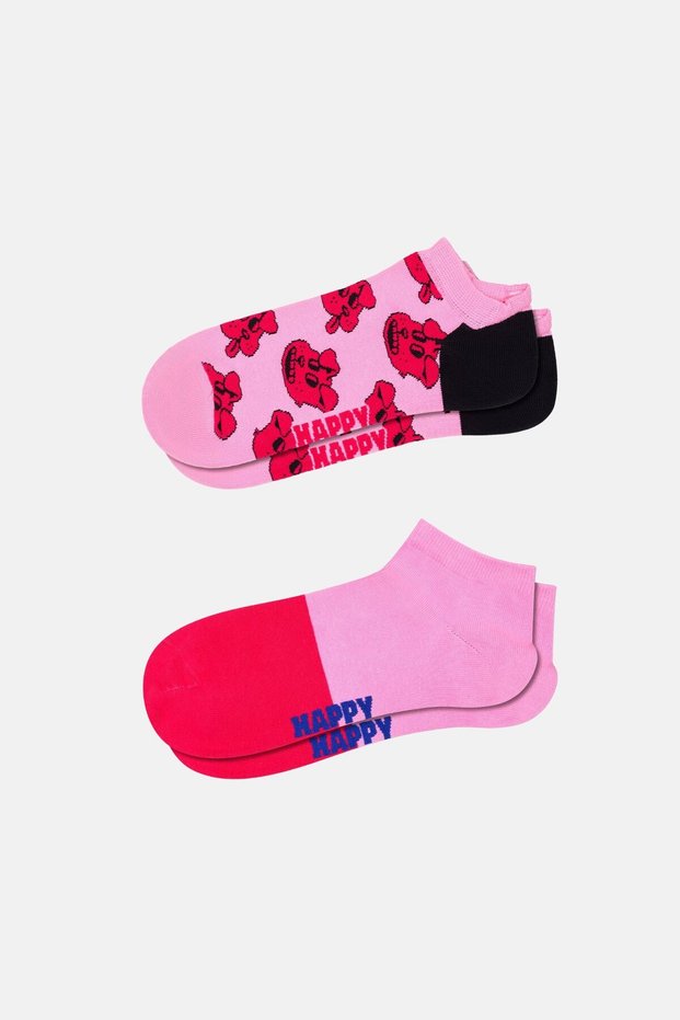 - Multi-Colored Star Patterned 2-Piece Sock Set