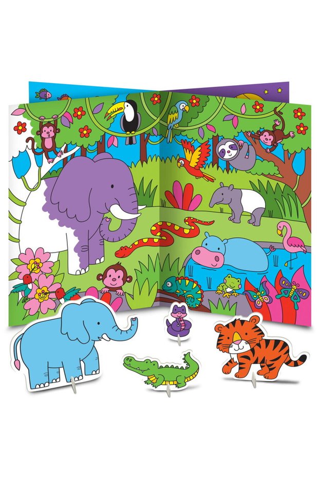 My 3D coloring book