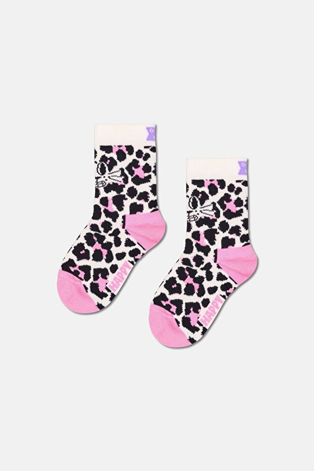 - Children's Leopard Patterned Socks - 1
