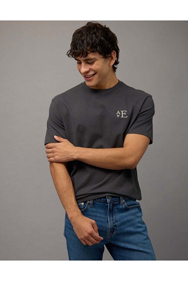 AE Short-Sleeve Dip-Dye Graphic T-Shirt
