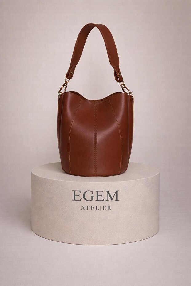 Stylish Faux Leather Hand and Shoulder Bag |   Adjustable Strap, Minimal Design with Wallet