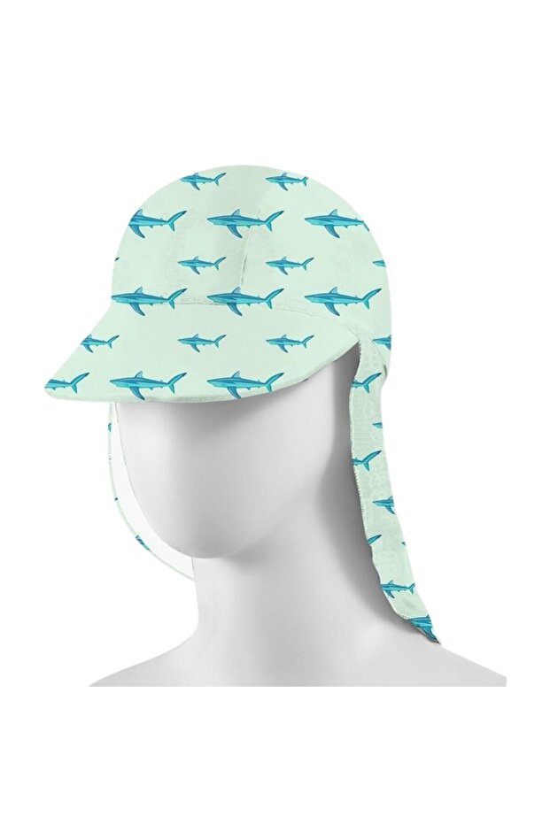 Children's Green Caribbean Junior Sun Hat Sk2531000007