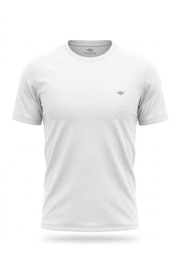 Men's White 5031 Men's Basic Tshirt Tshirt 5031-04