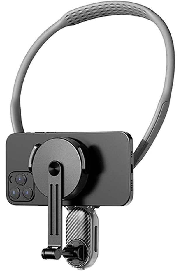 Mobile Phone Neck Bracket, Hands-Free Phone Holder, Flexible Neck Mount Stand