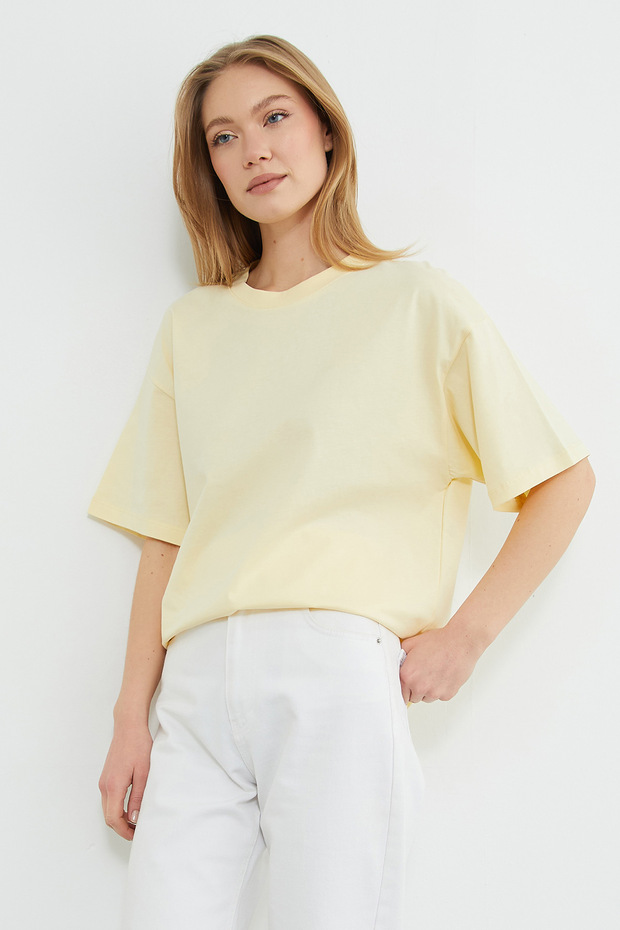 Μπλουζάκι Basic Crew Neck Oversize - 6