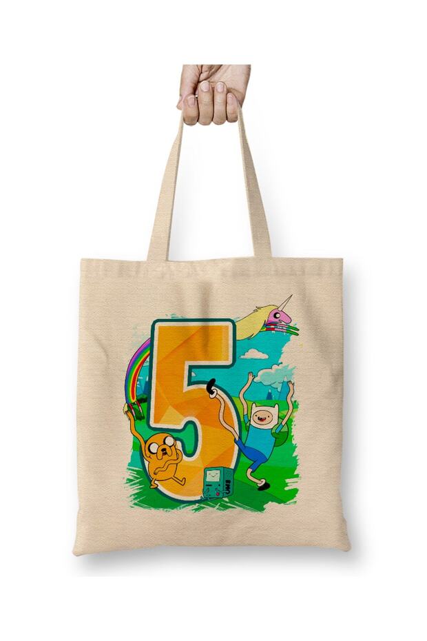 Cloth Bag with Long Handle as a Gift for Children 5 Years Old