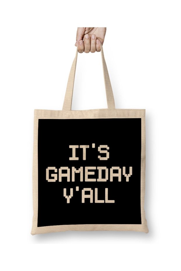 It's Gameday Y all Football Tailgating Fan Tote Bag Long Handle