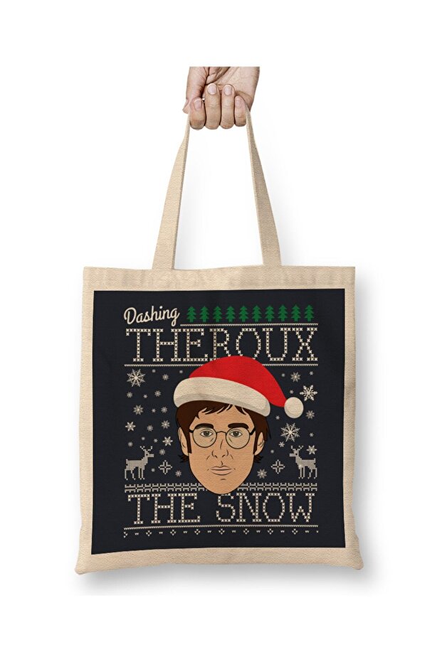 Dashing Theroux The Snow Louis Christmas Tote Bag Long Handle