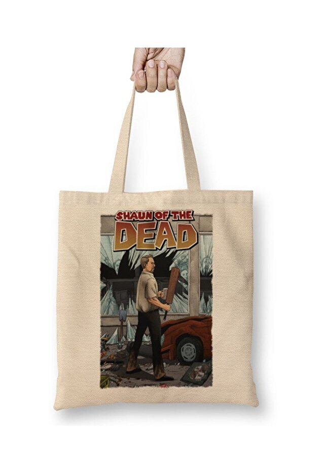 Shaun Of The Dead The Walking Shaun Cloth Bag Long Handle