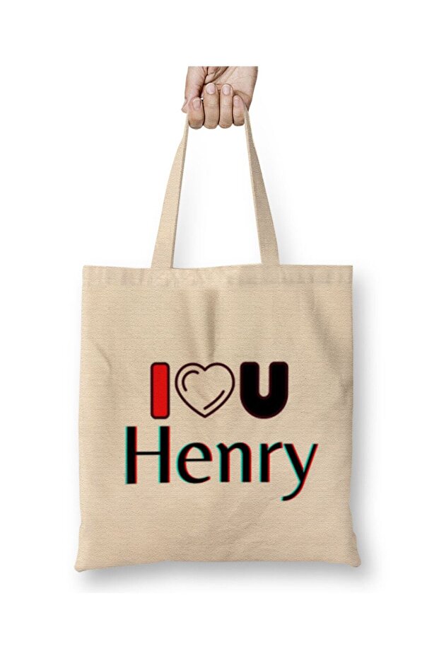 Henry Name Custom Design Gift Baby-Gift For Him Diaper Bag Long Handle