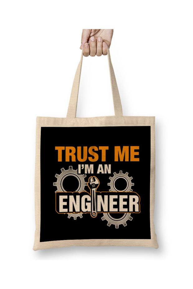 حقيبة قماش I Am A Mechanical Engineer 02 بمقبض طويل