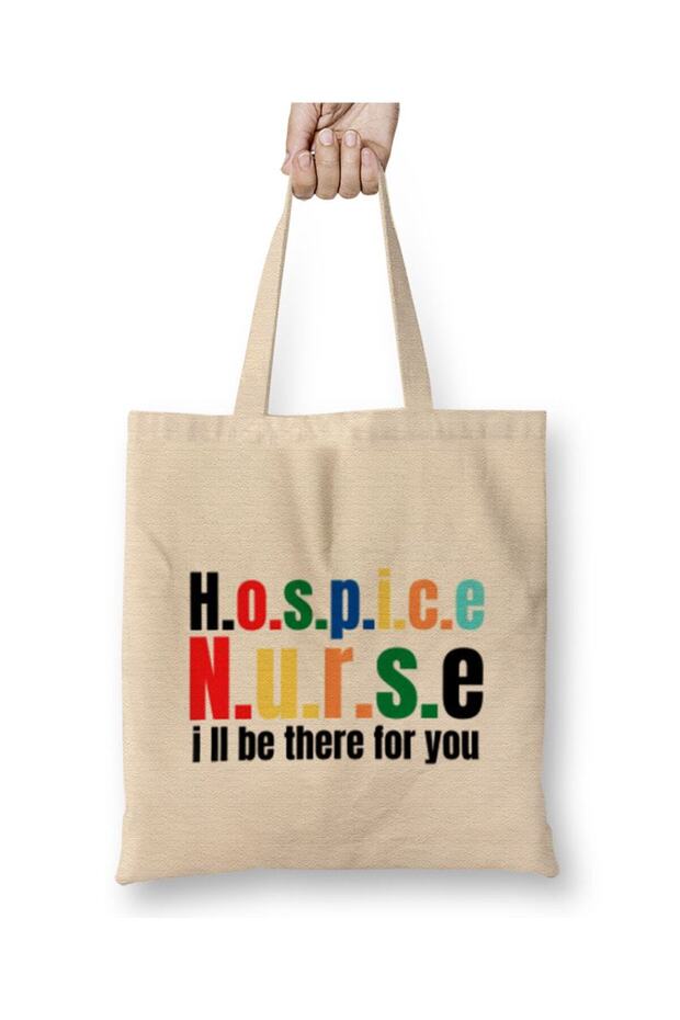 Nurse Gift İdea Funny Saying Quote -Nursing Medical Cloth Bag Long Handle