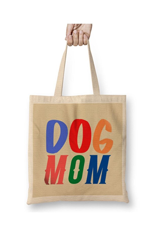 Funny Dog MOM Lover Gift For Women Men Tote Bag Long Handle