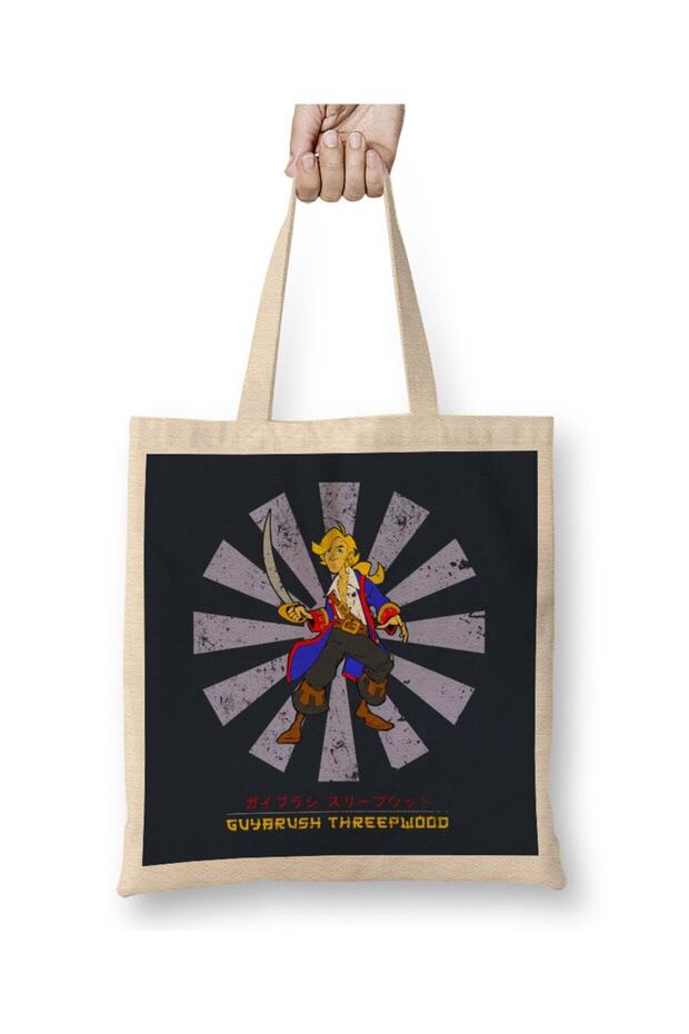 Guybrush Threepwood Retro Japanese Tote Bag Long Handle