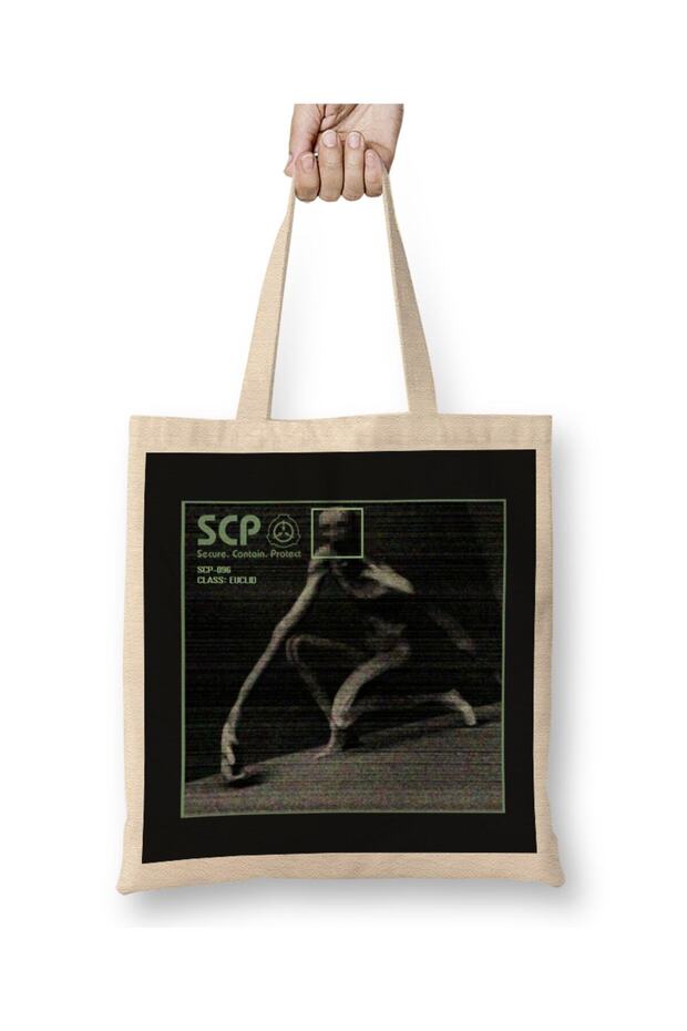 SCP 096 Shy Guy Terminal View Tote Bag Long Handle