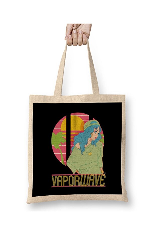حقيبة حمل للفتيات من Vaporwave بمقبض طويل