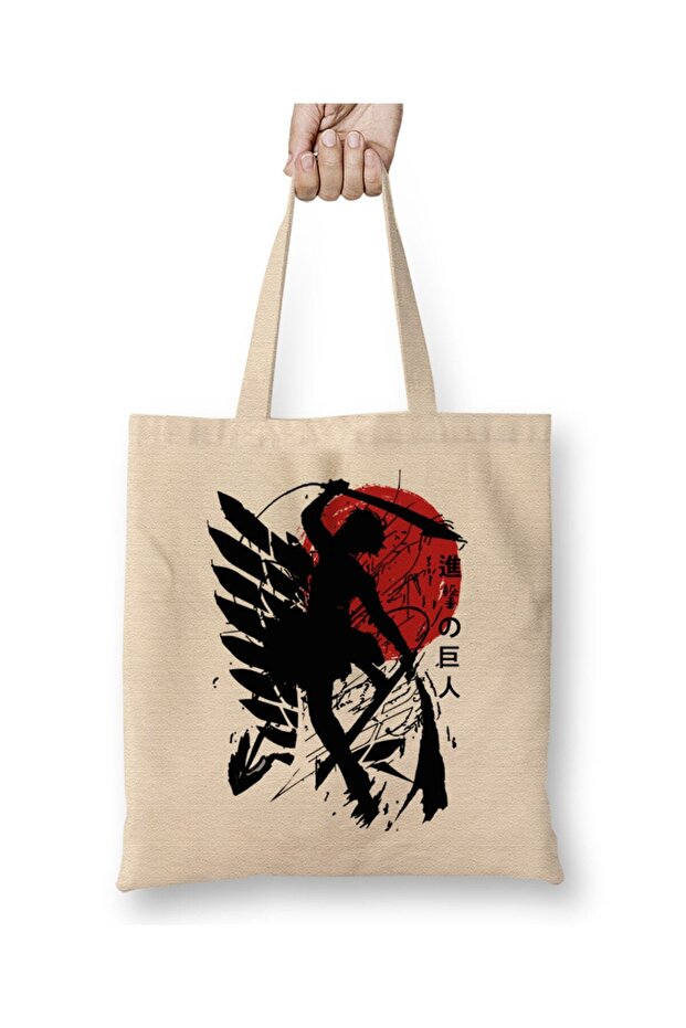 Attack On Titan Levi Cloth Bag Long Handle