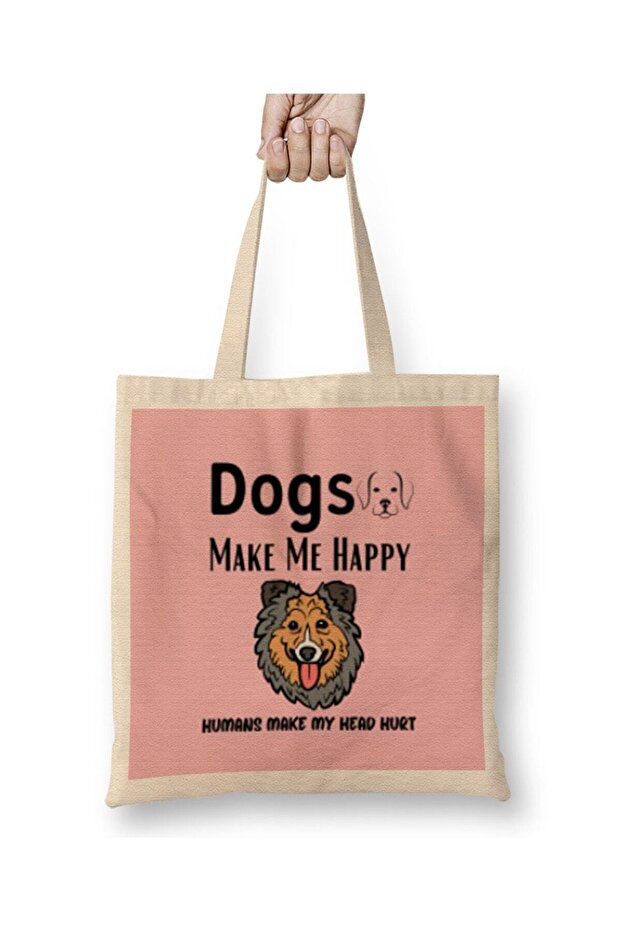 Funny Dog Lover Gift For Women Men Tote Bag Long Handle