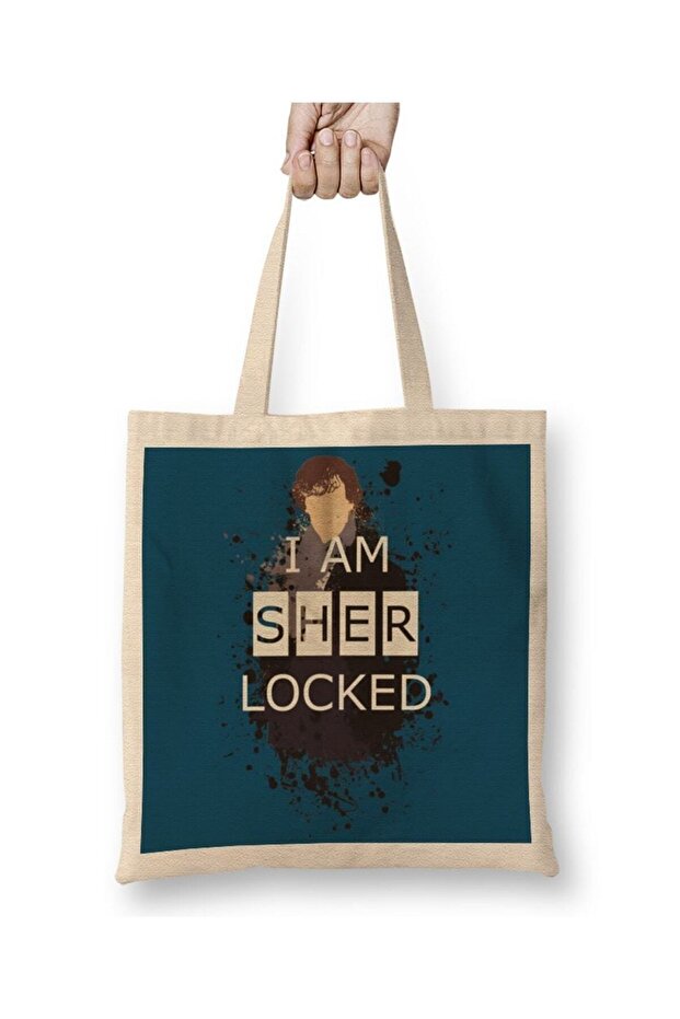 I Am Sher Locked Tote Bag Long Handle