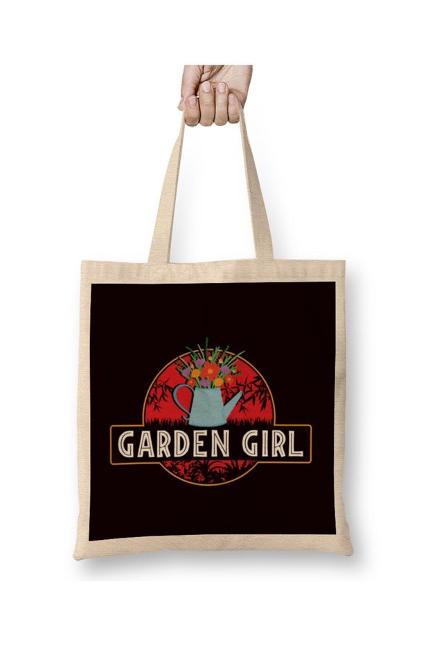 Garden Girl Gardening Gardener Landscaper Plants Flowers Cloth Bag Long Handle