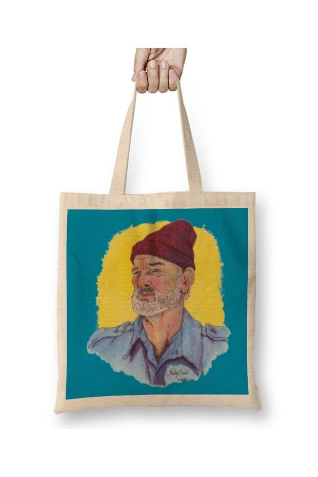 The Life Aquatic Cloth Bag Long Handle
