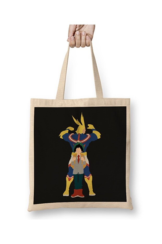 Boku No Hero Academia All Might & Midoriya Tote Bag Long Handle